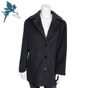VINTAGE MAXMARA Button Front Wool Car Coat